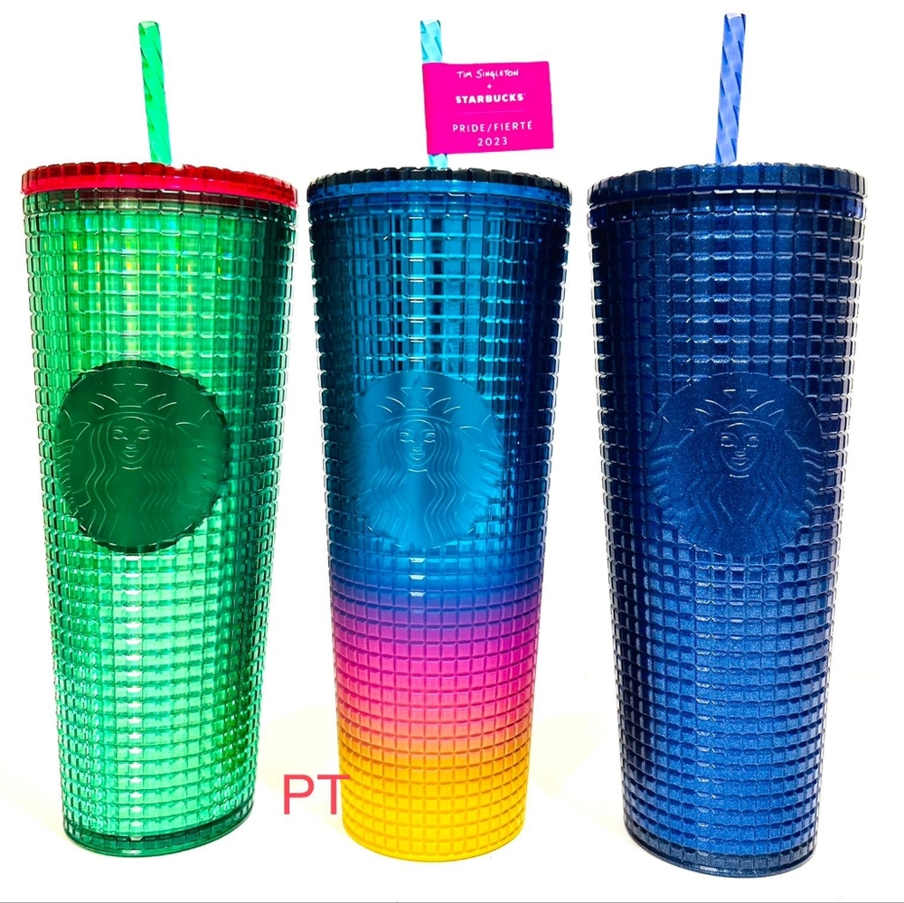 3pc STARBUCKS TUMBLER BRAND NEW VENTI 24OZ AUTHENTIC GIFT COLLECTIBLE